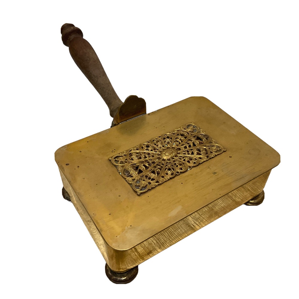 Vintage Park Sherman Brass Butler Box Ashtray Cigarette Card Holder